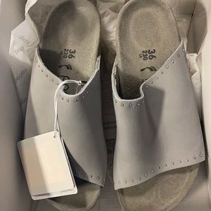 Birkenstock Papillio Gray Wedges